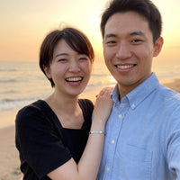 Thumbnail for Bracelet jonc — photo en couple, argent | SKU: 2020s-wg