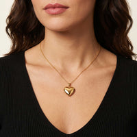 Thumbnail for Collier Médaillon Photo Coeur