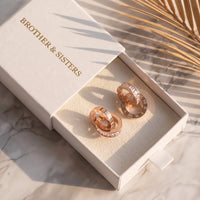 Thumbnail for Stainless steel oorbellen — in de cadeaudoos, rosé goud | SKU: 11137578-rose-gold