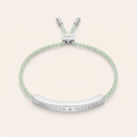 Thumbnail for Bracelet plaque — photo produit sur fond blanc, argent | SKU: lanature-wg