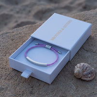 Thumbnail for Gevlochten armband — in de cadeaudoos, zilver | SKU: lemauve-wg