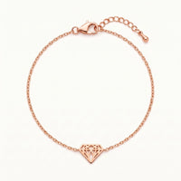 Thumbnail for Minimalistische armband — productfoto op witte achtergrond, rosé goud | SKU: 11662607-rose-gold