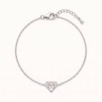 Thumbnail for Minimalistische armband — productfoto op witte achtergrond, zilver | SKU: 11662607-white-gold