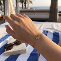 Thumbnail for Waterproof sieraden — gedragen, echte grootte, goud | SKU: 22665062-gold