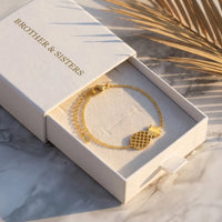 Thumbnail for Ananas armband — in de cadeaudoos, goud | SKU: 9178613-gold