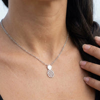 Thumbnail for Waterproof sieraden — close-up van de details, zilver | SKU: 8050907-white-gold