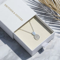 Thumbnail for Ananas ketting — in de cadeaudoos, zilver | SKU: 8050907-white-gold