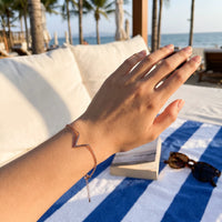 Thumbnail for Waterproof sieraden — gedragen, echte grootte, rosé goud | SKU: 9443177-rose-gold