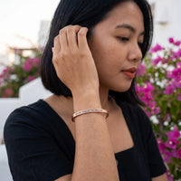 Thumbnail for Bangle — gedragen in het dagelijks leven, rosé goud | SKU: nftd-rg