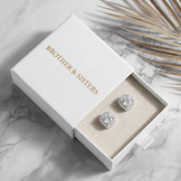 Thumbnail for Boucles d'oreilles acier inoxydable — dans l'écrin cadeau, argent | SKU: 505263