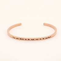 Thumbnail for Armband met tekst — productfoto op witte achtergrond, rosé goud | SKU: 9864184-rose