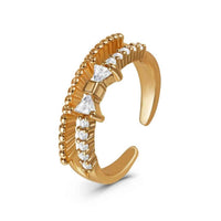 Thumbnail for Bague papillon — photo produit sur fond blanc, or