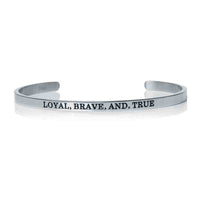 Thumbnail for Bracelet manchette — photo produit sur fond blanc, argent