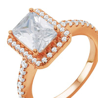 Thumbnail for Belofte ring — productfoto op witte achtergrond, zilver