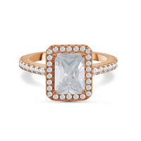 Thumbnail for Belofte ring — productfoto op witte achtergrond, zilver