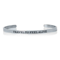 Thumbnail for Bracelet voyage — photo produit sur fond blanc, argent