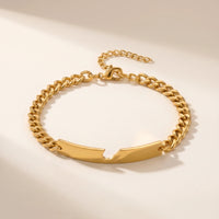 Thumbnail for Heart Cutout Bond Matching Bracelet Set shot 6