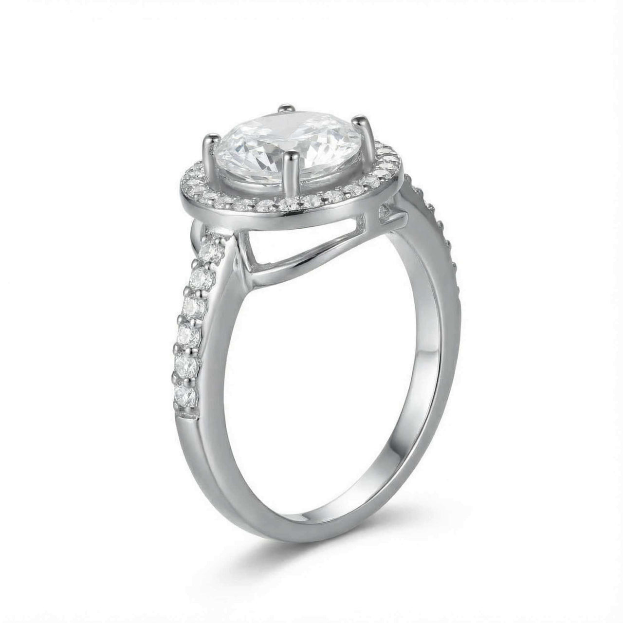 Zilveren Ring met Cirkel