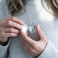 Thumbnail for Collier Médaillon Photo Coeur