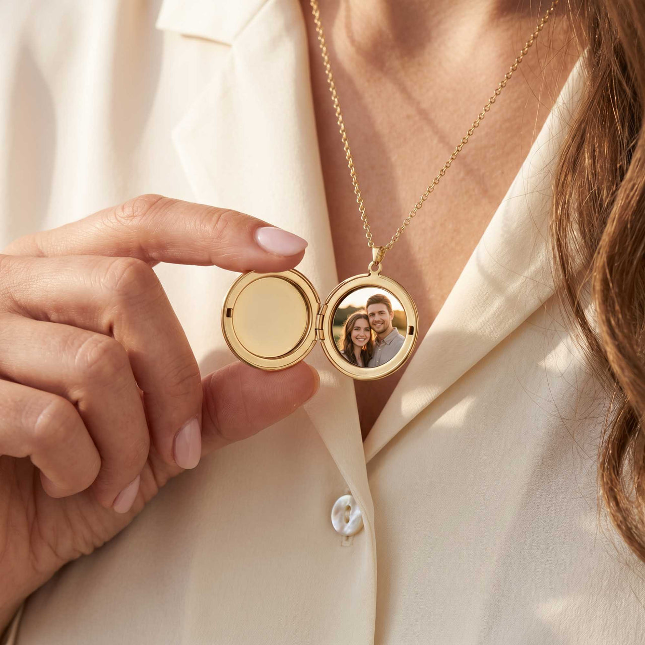 Medaillon Ketting met Foto