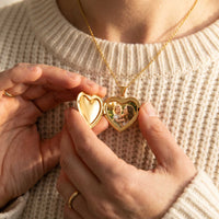 Thumbnail for Collier Médaillon Photo Coeur