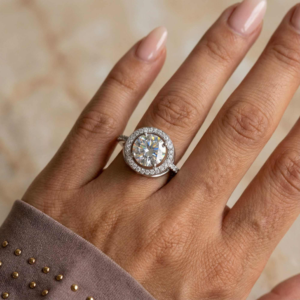 Zilveren Ring met Cirkel