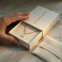 Thumbnail for Opal Pendant Necklace in a Brother & Sisters gift box, showcasing the stunning design and delicate chain.