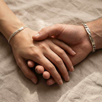 Thumbnail for Infinity Bond Matching Bracelet featuring two intertwined bracelets symbolizing connection by Brother & Sisters.