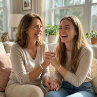 Thumbnail for Infinity Bond Matching Bracelet worn by a mother and daughter symbolizing unbreakable bond and connection.