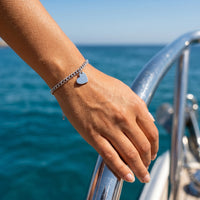 Thumbnail for Heart Cutout Bond Matching Bracelet Set shot 27