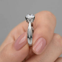 Thumbnail for Solitaire ring met kristal