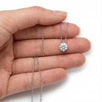 Thumbnail for Collier Solitaire Moissanite