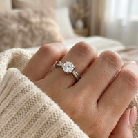 Thumbnail for Solitaire ring met kristal