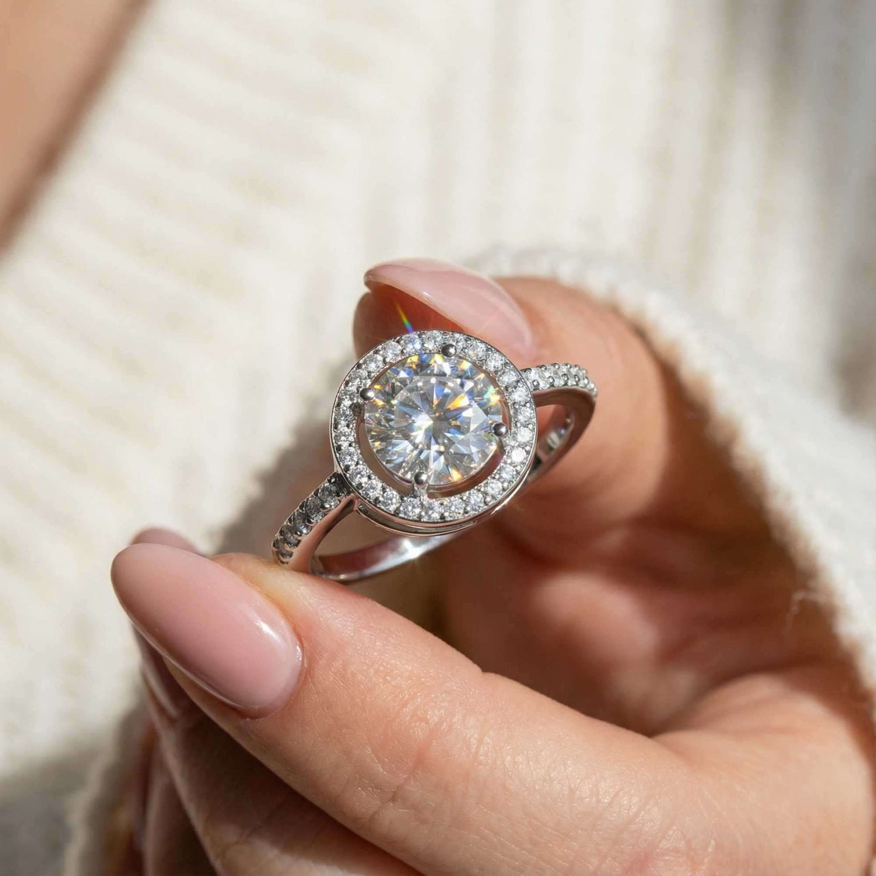 Zilveren Ring met Cirkel