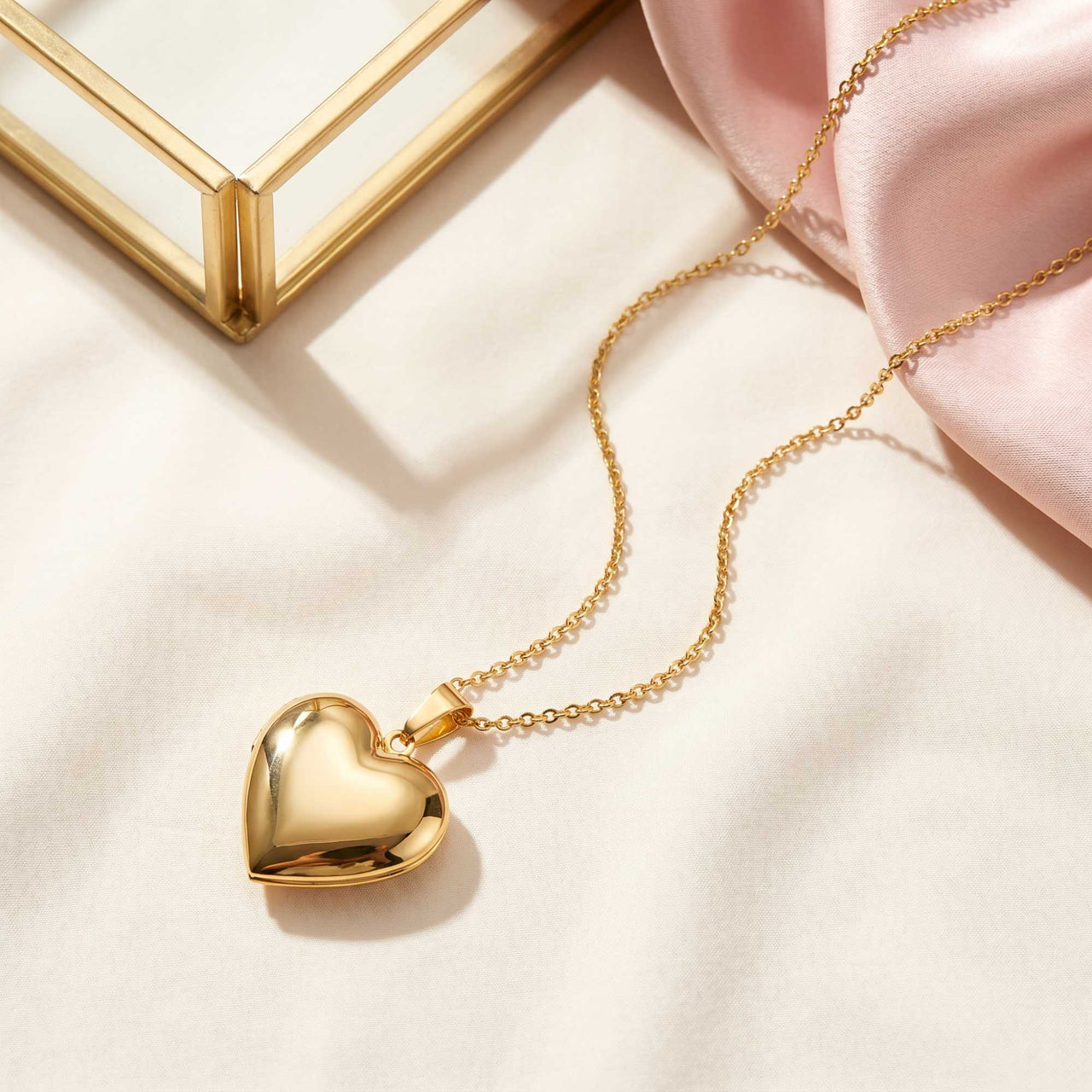 Collier Médaillon Photo Coeur