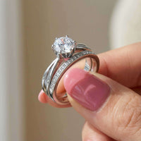 Thumbnail for Solitaire ring met kristal