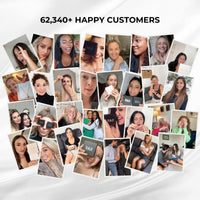 Thumbnail for Collage of 62,340+ happy customers showcasing the Double Heart Photo Necklace by Brother & Sisters.