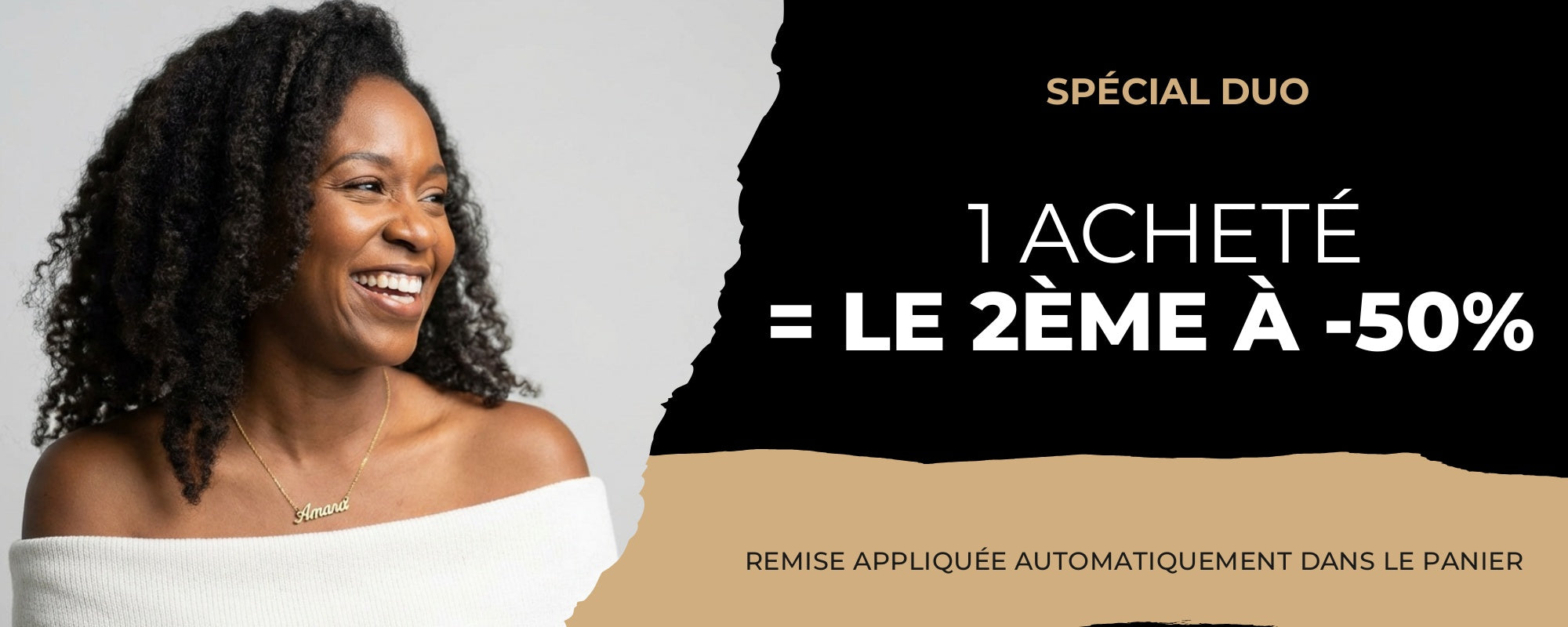 Name Necklace - Offre Duo 1 acheté 2ème à -50%