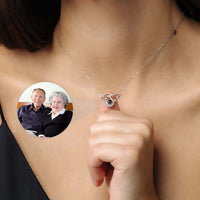 Thumbnail for Angel Photo Necklace featuring angel wings design, perfect for preserving cherished memories, from Brother & Sisters.