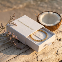 Thumbnail for Bold Rope Anklet in Brother & Sisters gift box on beach