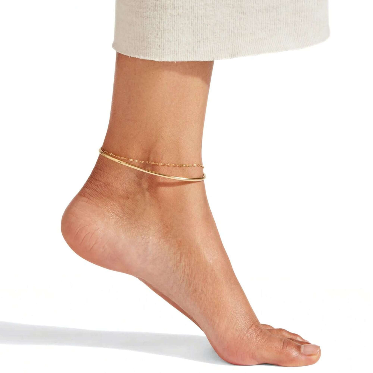 Capu Ankle - Ankle Bracelet - Anklet for Women - Gold Leg Bracelet Anklet Brother & Sisters