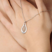 Thumbnail for Birth Flower Name Necklace featuring a personalized charm and elegant design by Brother & Sisters.
