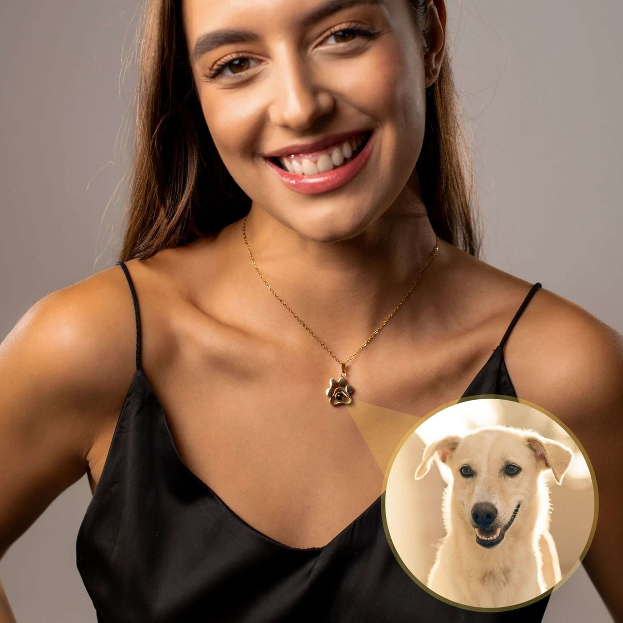 Dog Photo Necklace - Personalised Necklace - Customised Necklace Necklace Brother & Sisters