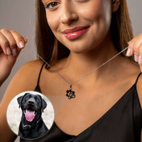 Thumbnail for Dog Photo Necklace - Personalised Necklace - Customised Necklace Necklace Silver Brother & Sisters