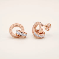 Thumbnail for Créoles or rose — photo produit sur fond blanc, or rose | SKU: 11137578-rose-gold