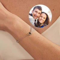 Thumbnail for Eternity Photo Bracelet featuring a customized image of a couple, by Brother & Sisters, capturing cherished memories.