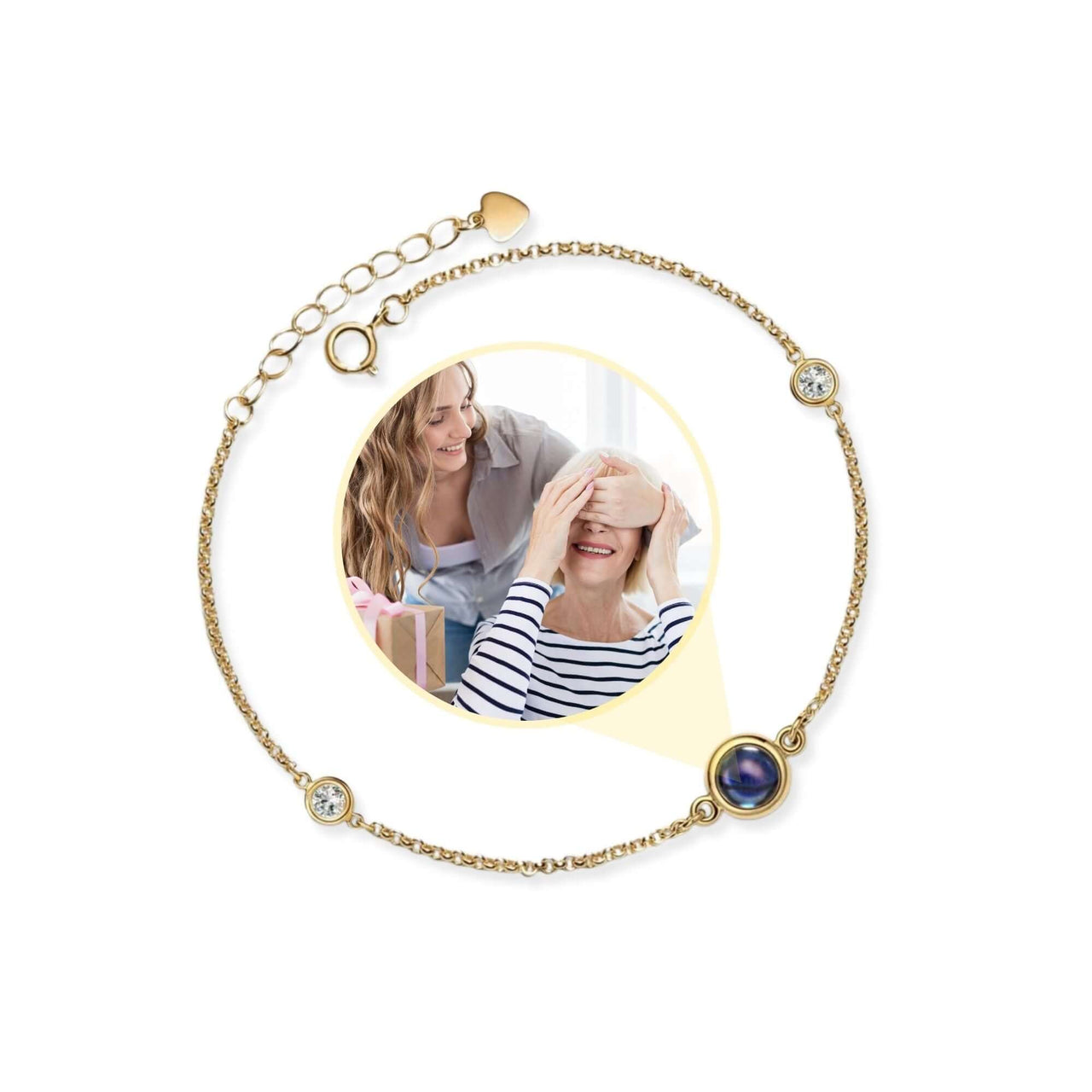 Eternity Photo Bracelet with elegant design from Brother & Sisters, capturing cherished memories in a unique way.