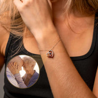 Thumbnail for Family Photo Bracelet showcasing a heart pendant, ideal for cherishing memories with loved ones by Brother & Sisters.