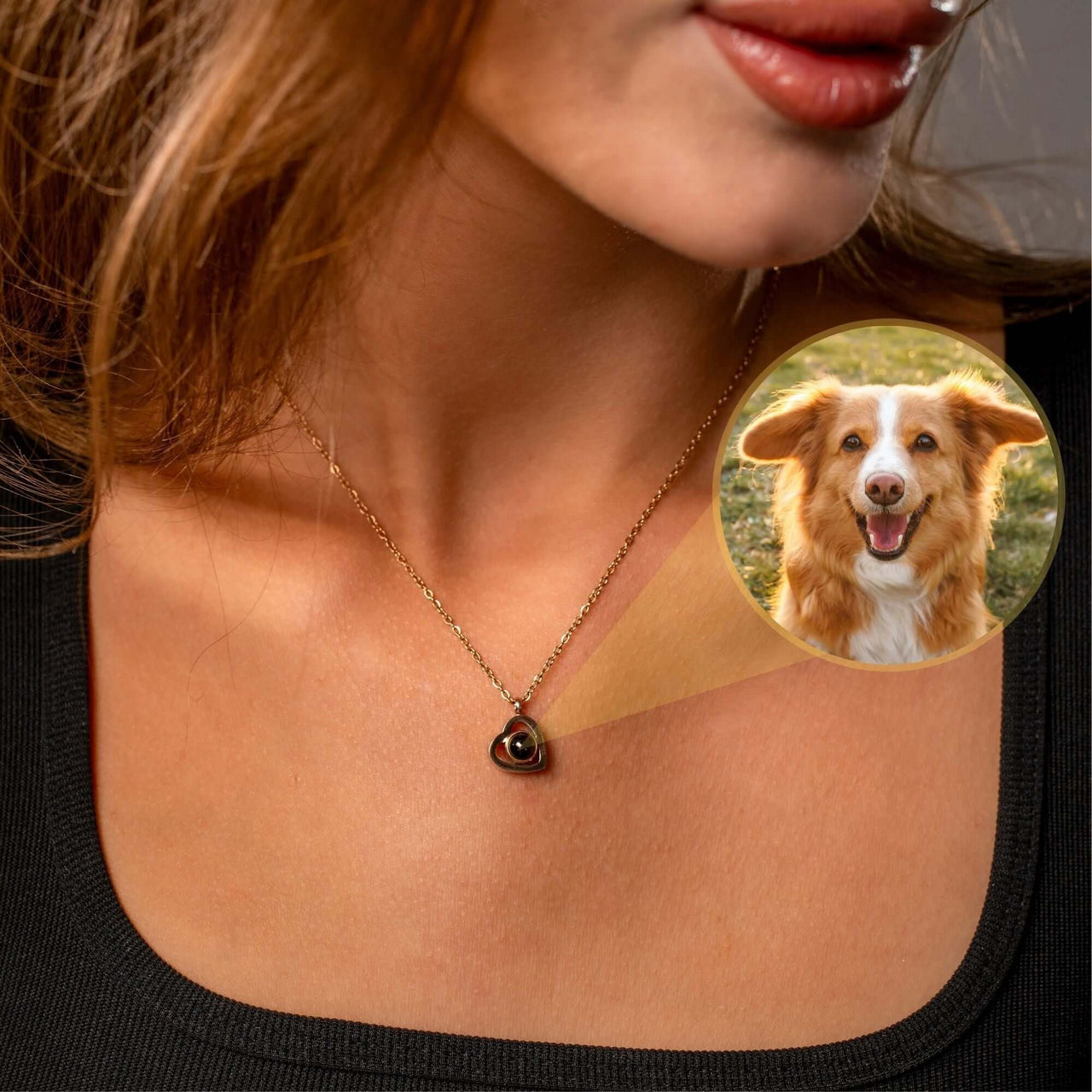 Heart Photo Necklace - Personalised Necklace - Customised Necklace Necklace Brother & Sisters