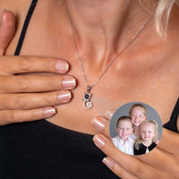 Thumbnail for Kitten Photo Necklace showcasing a charming pet photo charm by Brother & Sisters, stylish and personal.